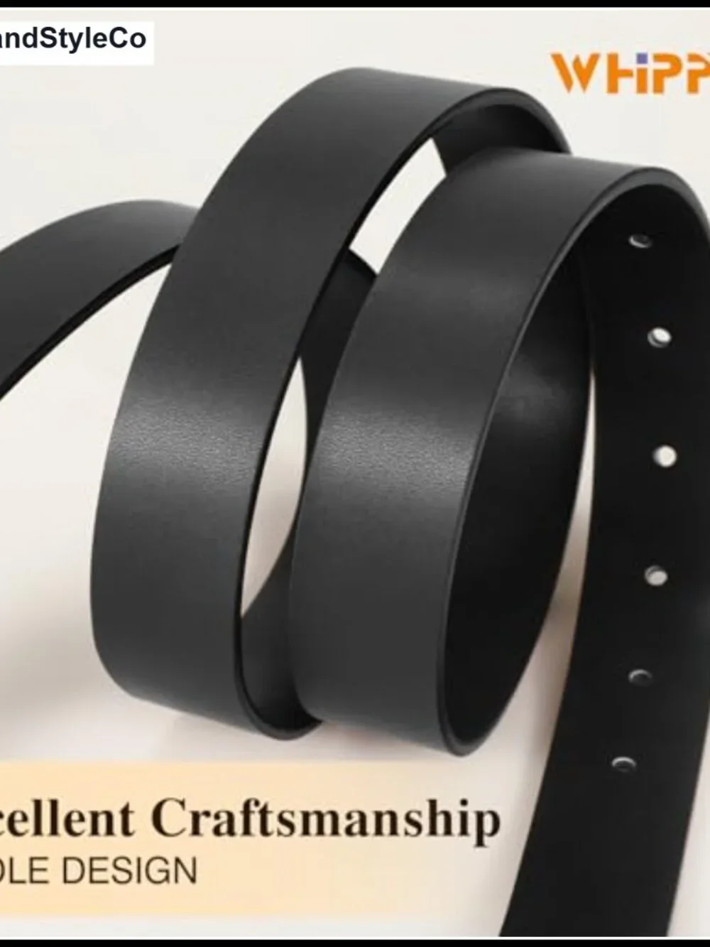 Women's Leather Belt Gold Buckle Western Adjustable Fashion